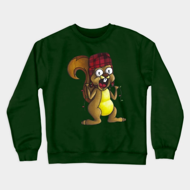 Earl the Squirrel Crewneck Sweatshirt by tiger1oo